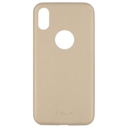 Tellur Cover Slim Synthetic Leather for iPhone X/XS gold