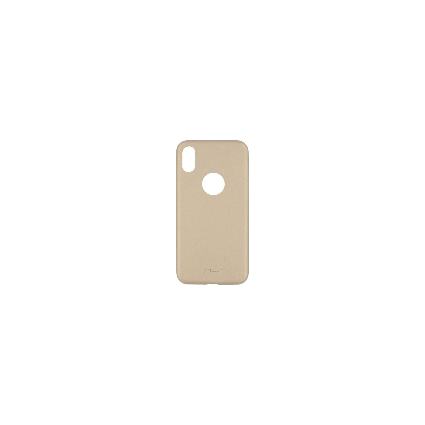 Tellur Cover Slim Synthetic Leather for iPhone X/XS gold