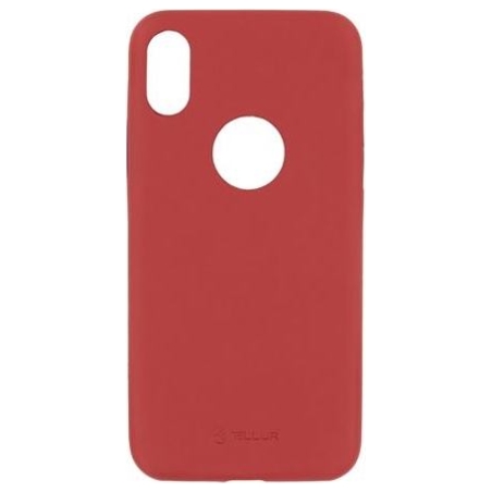Tellur Cover Slim Synthetic Leather for iPhone X/XS red
