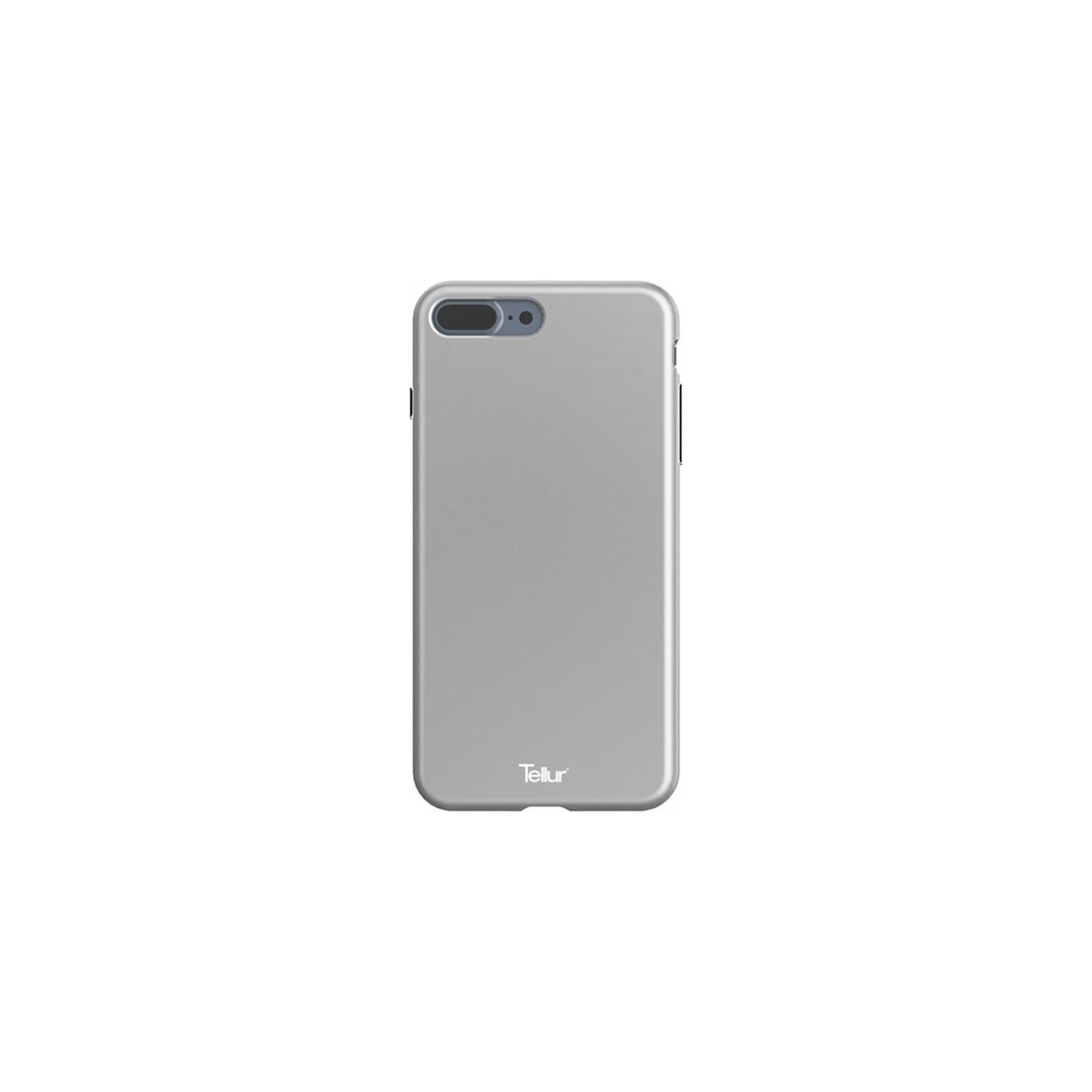 Tellur Cover Premium Soft Solid Fusion for iPhone 7 Plus silver