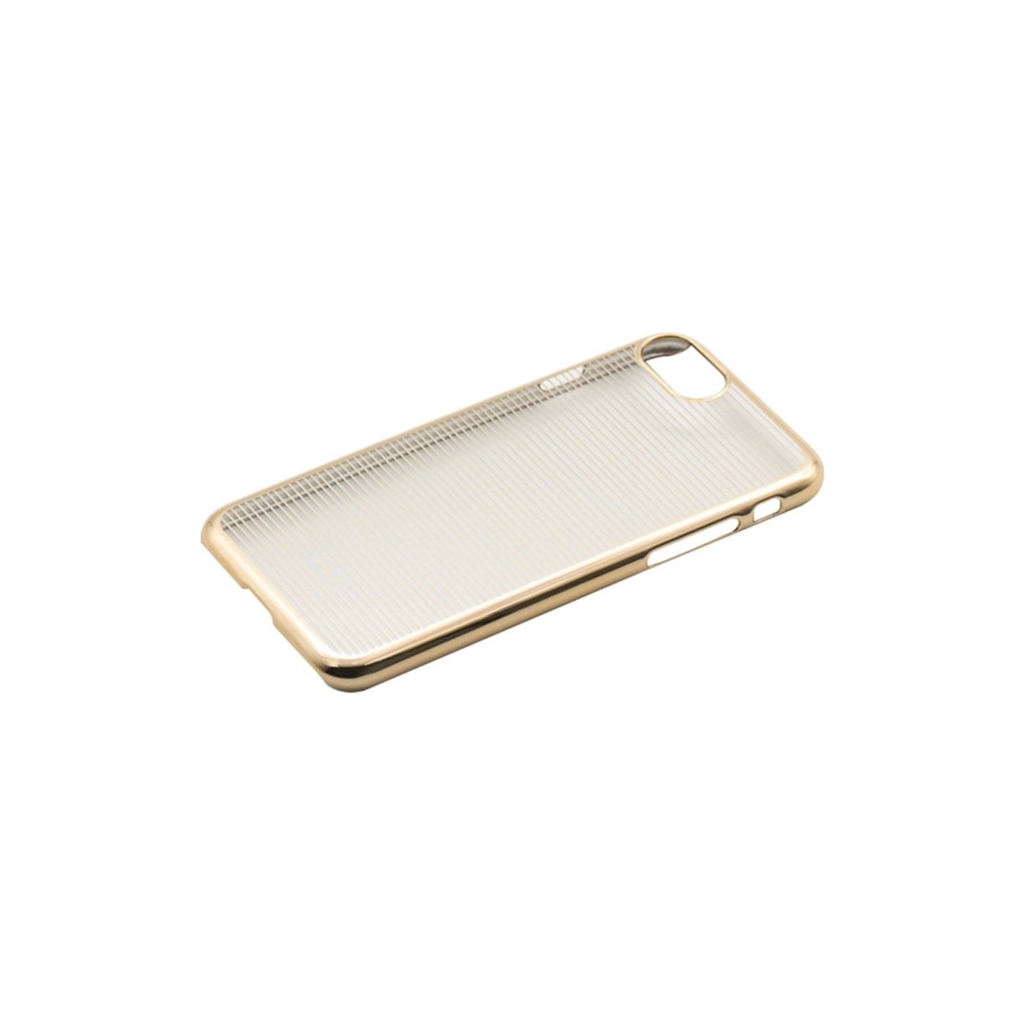 Tellur Cover Hard Case for iPhone 7 Horizontal Stripes gold