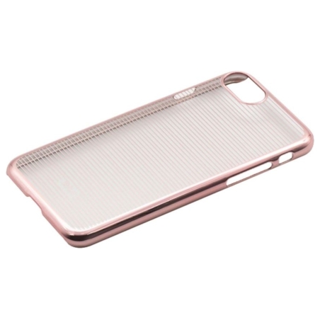 Tellur Cover Hard Case for iPhone 7 Horizontal Stripes rose