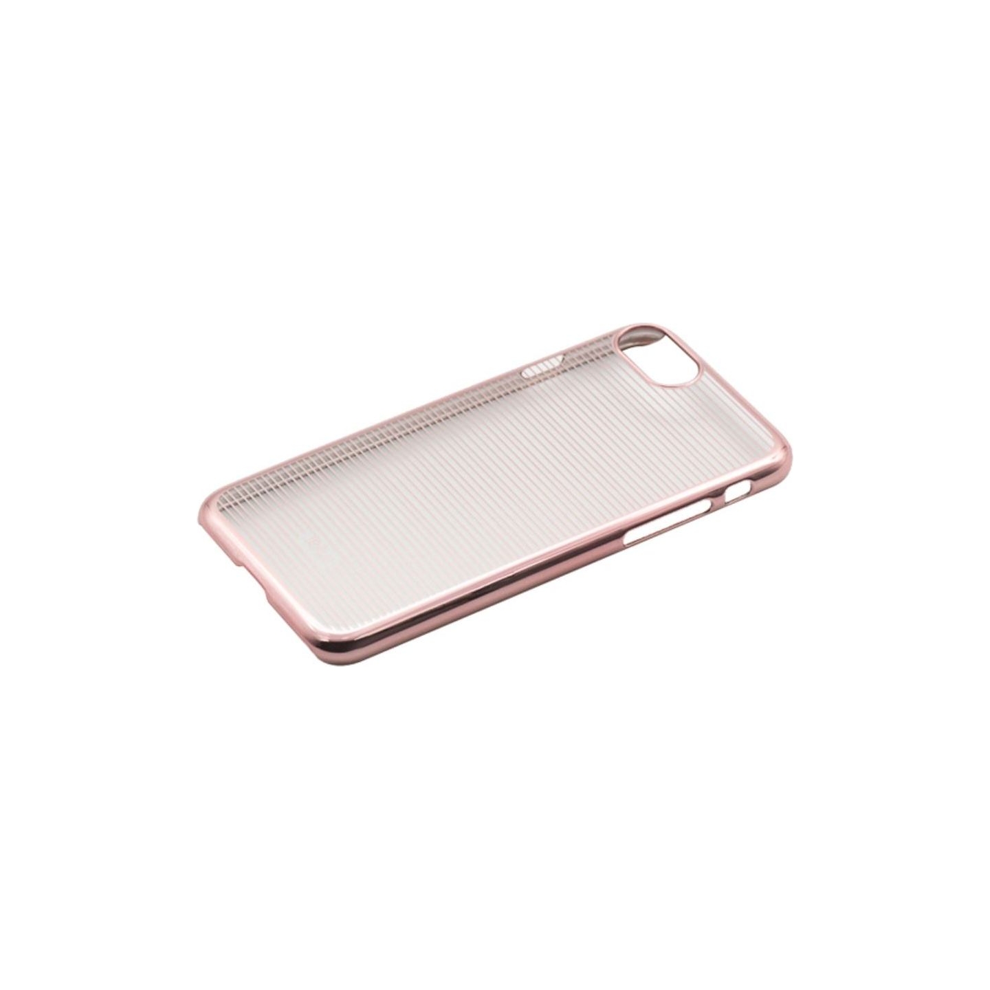 Tellur Cover Hard Case for iPhone 7 Horizontal Stripes rose
