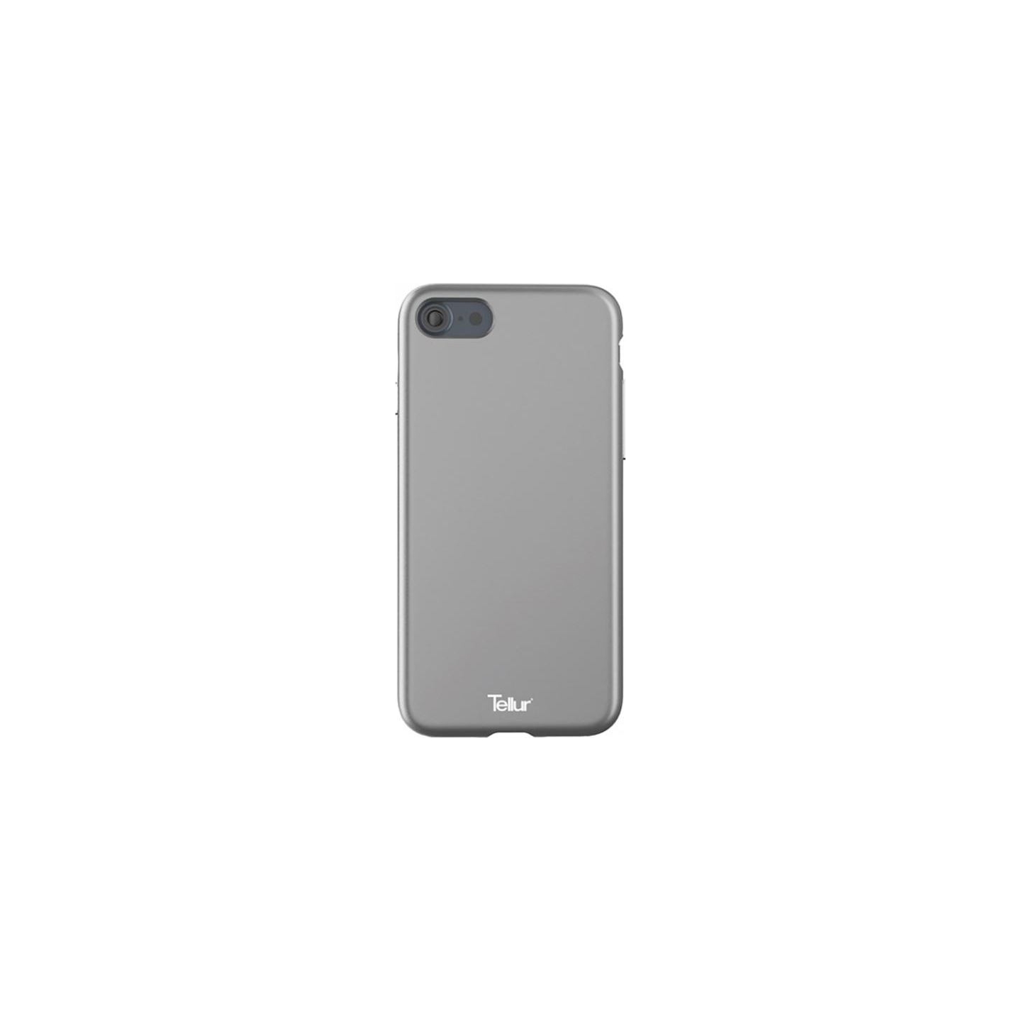Tellur Cover Premium Soft Solid Fusion for iPhone 7 silver