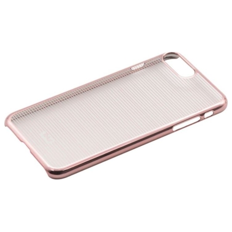 Tellur Cover Hard Case for iPhone 7 Plus Horizontal Stripes rose