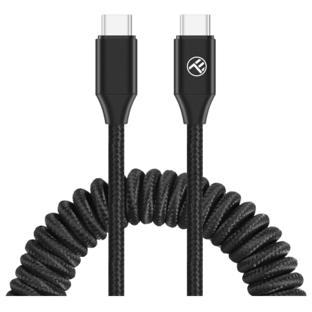 Tellur Extendable USB-C to USB-C Cable PD60W up to 1.8m Black