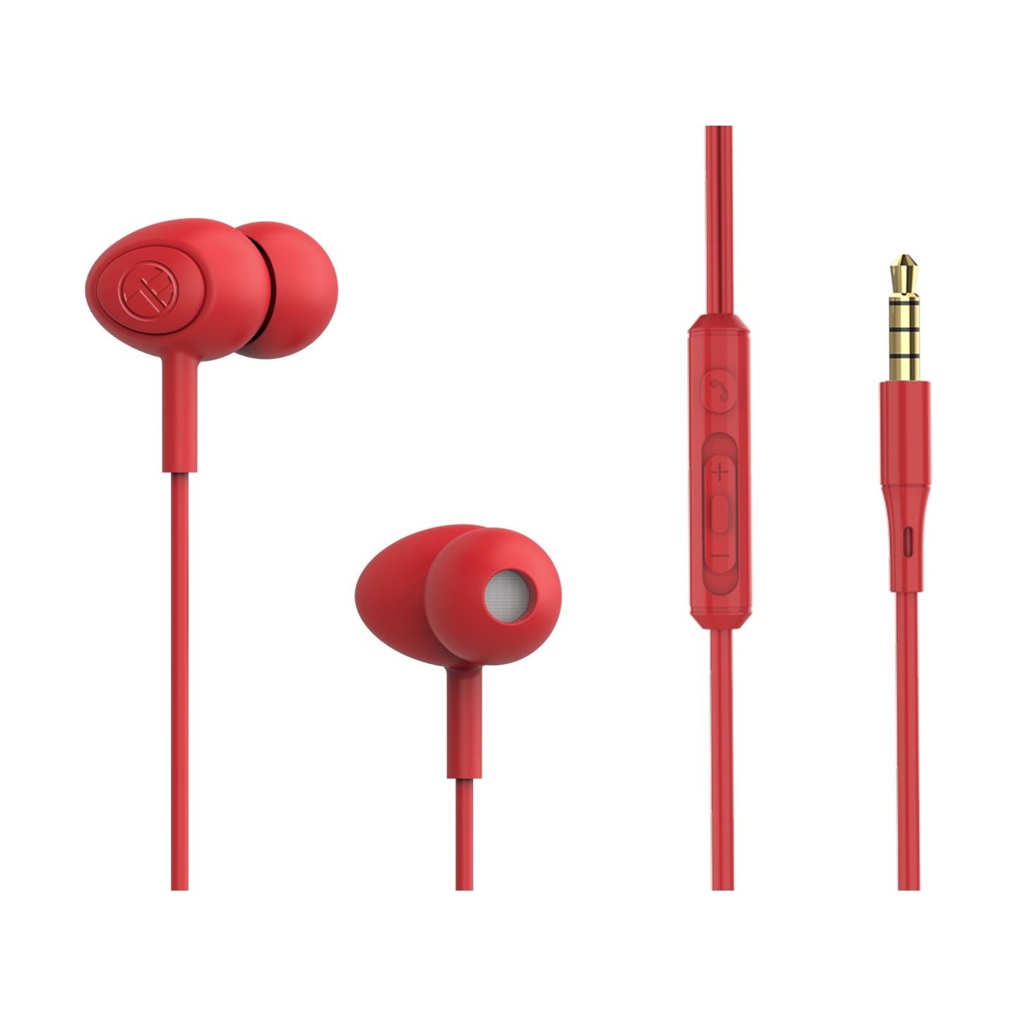Tellur Basic Gamma Wired In-Ear Headphones Red