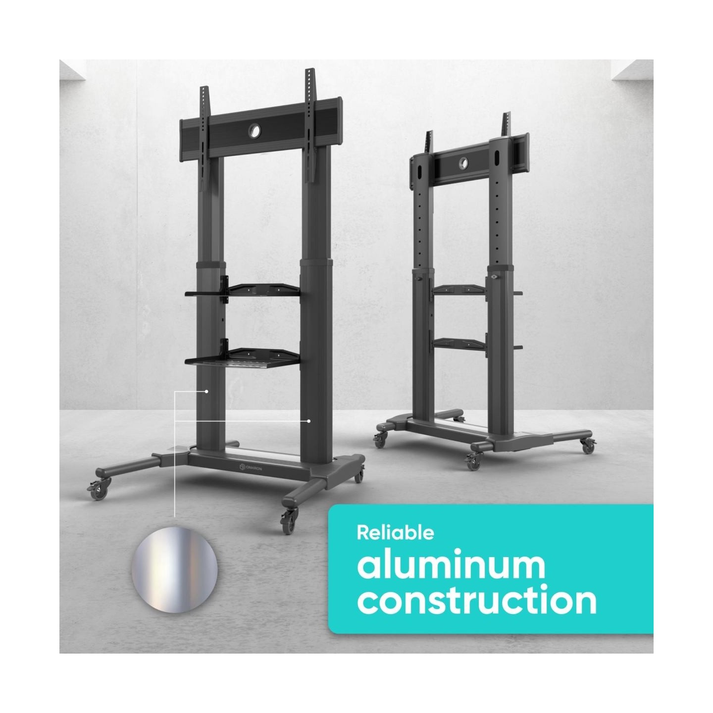 Onkron TV SET ACC MOBILE STAND/40-80"/BLACK TS2771-B ONKRON