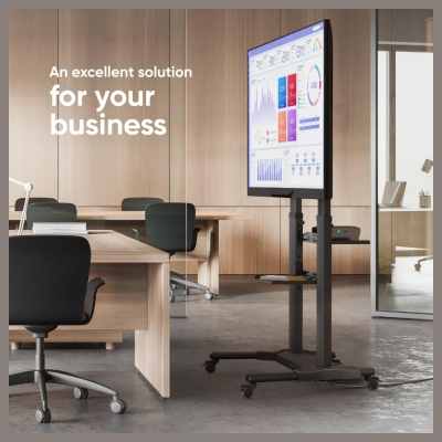 Onkron TV SET ACC MOBILE STAND/40-80"/BLACK TS2771-B ONKRON