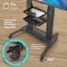 Onkron TV SET ACC MOBILE STAND/40-80"/BLACK TS2771-B ONKRON