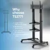 Onkron TV SET ACC MOBILE STAND/40-80"/BLACK TS2771-B ONKRON