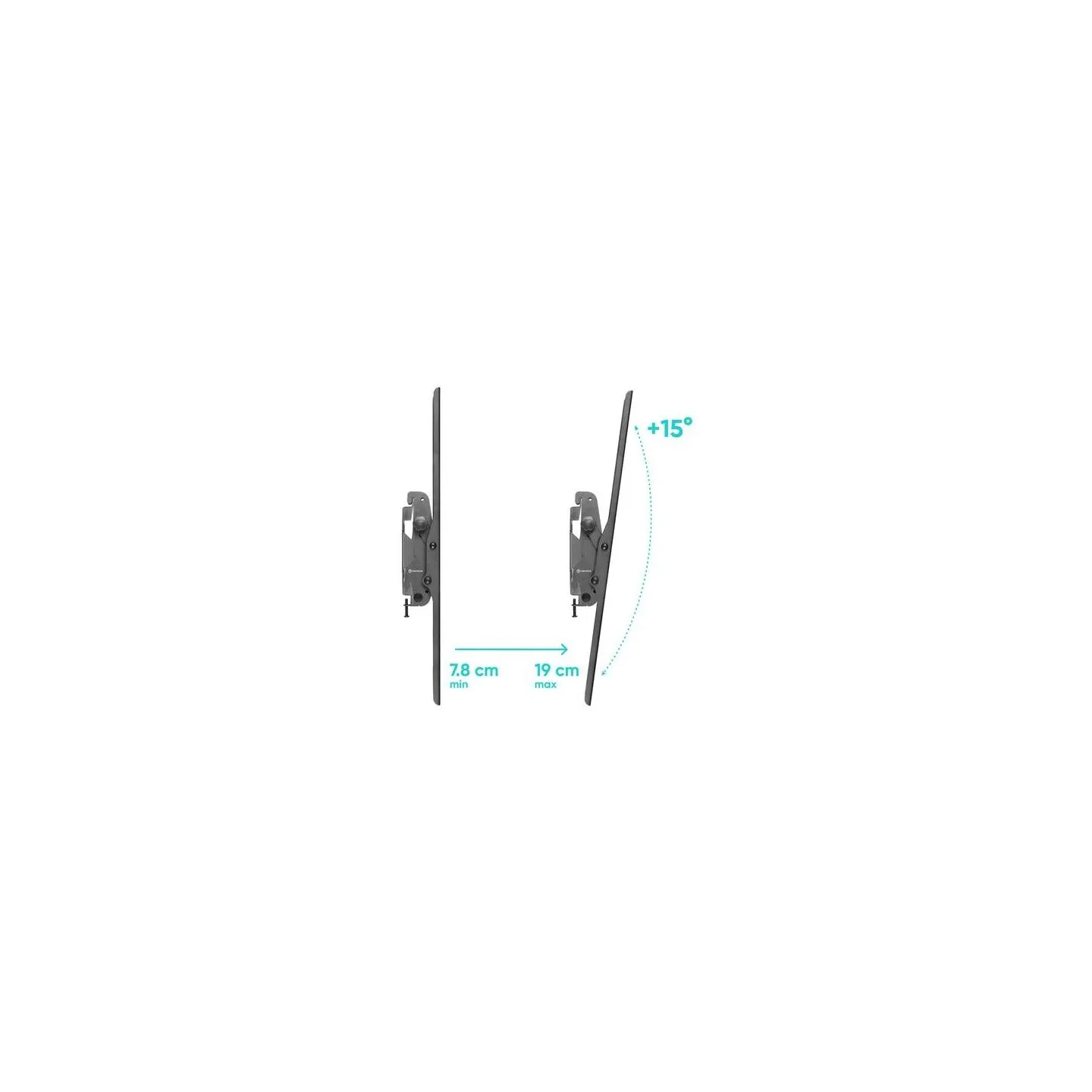 Onkron TV SET ACC WALL MOUNT/55-100"/BLACK UT4-B ONKRON