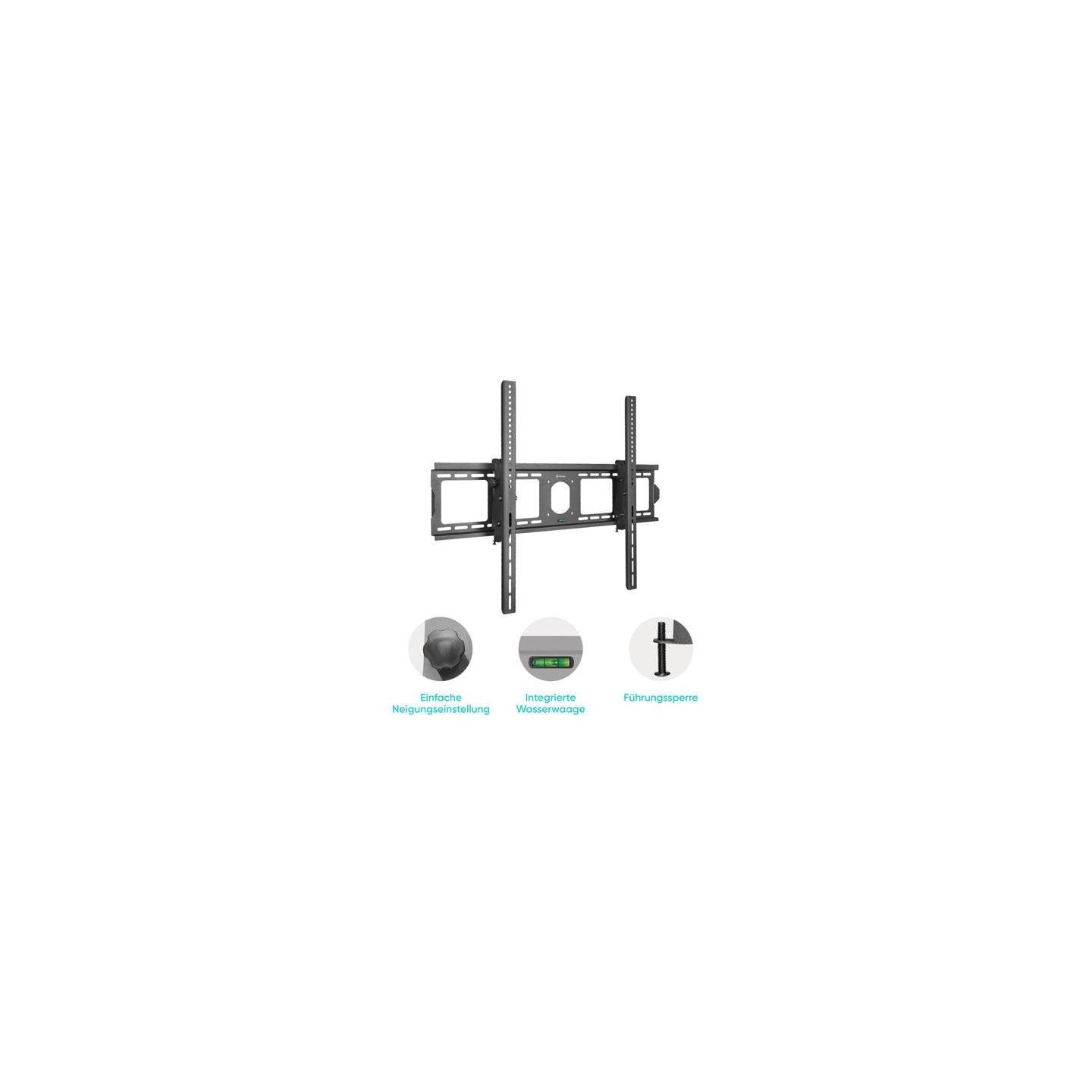 Onkron TV SET ACC WALL MOUNT/55-100"/BLACK UT4-B ONKRON