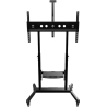 Onkron Mobile TV Stand Rolling TV Cart for 50 to 100-Inch Screens up to 120 kg, black