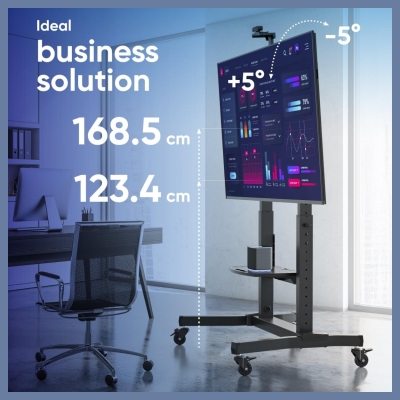 Onkron TV SET ACC MOBILE STAND/50-100" BLACK TS1991-B ONKRON