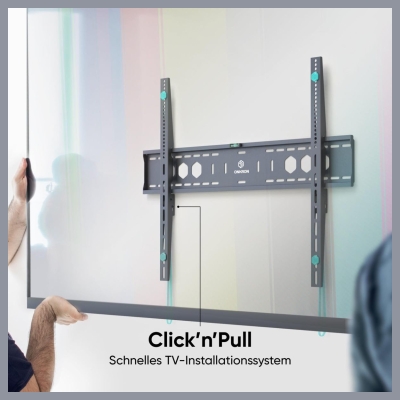 Onkron TV SET ACC WALL MOUNT/60-110"/BLACK UF12-B ONKRON
