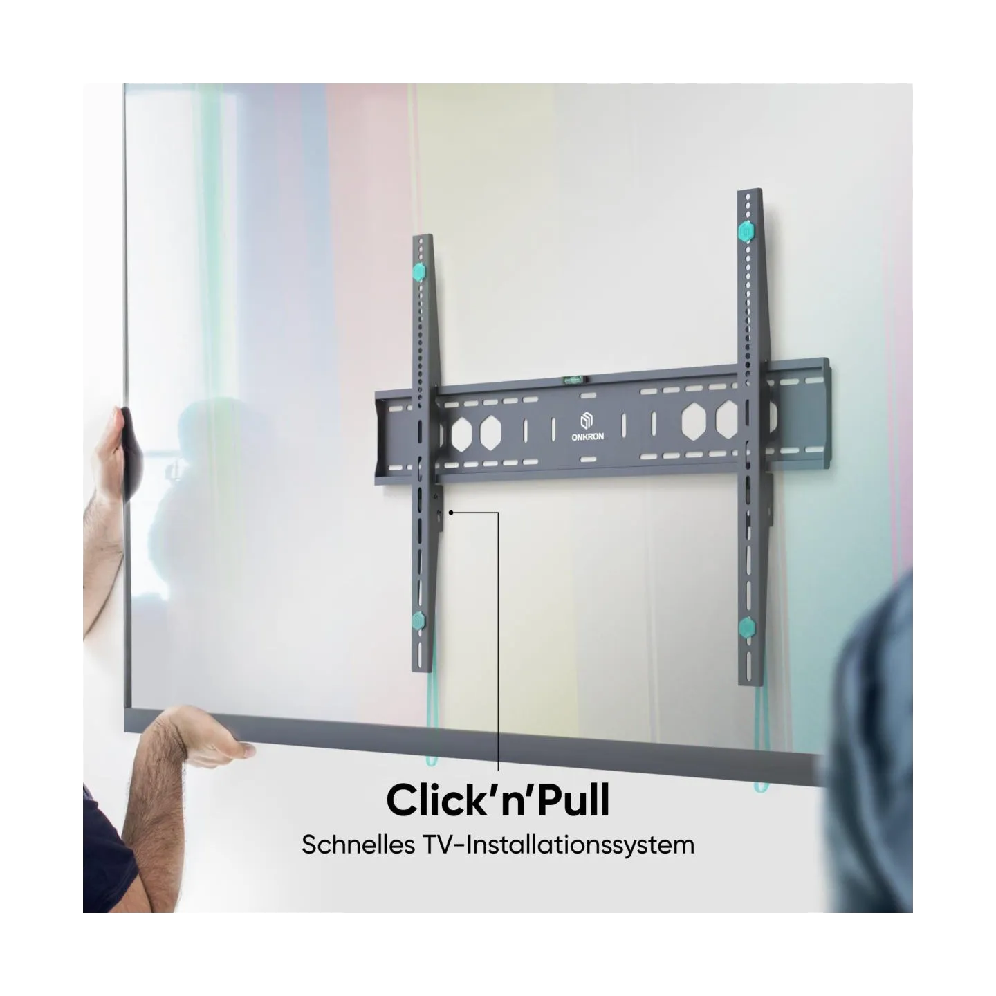 Onkron TV SET ACC WALL MOUNT/60-110"/BLACK UF12-B ONKRON
