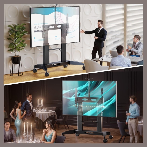 Onkron TV SET ACC MOBILE STAND/70-110" BLACK TS2821-B ONKRON