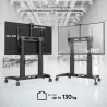 Onkron TV SET ACC MOBILE STAND/70-110" BLACK TS2821-B ONKRON
