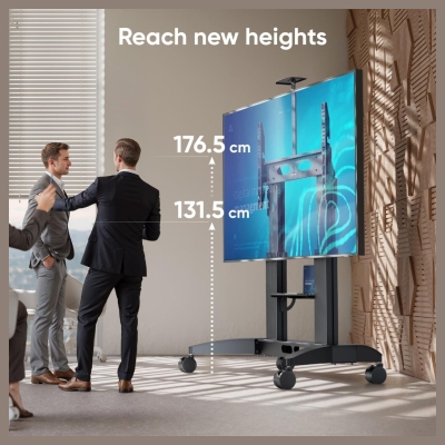 Onkron TV SET ACC MOBILE STAND/70-110" BLACK TS2821-B ONKRON