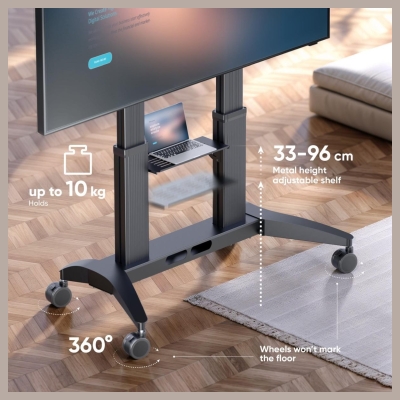 Onkron TV SET ACC MOBILE STAND/70-110" BLACK TS2821-B ONKRON