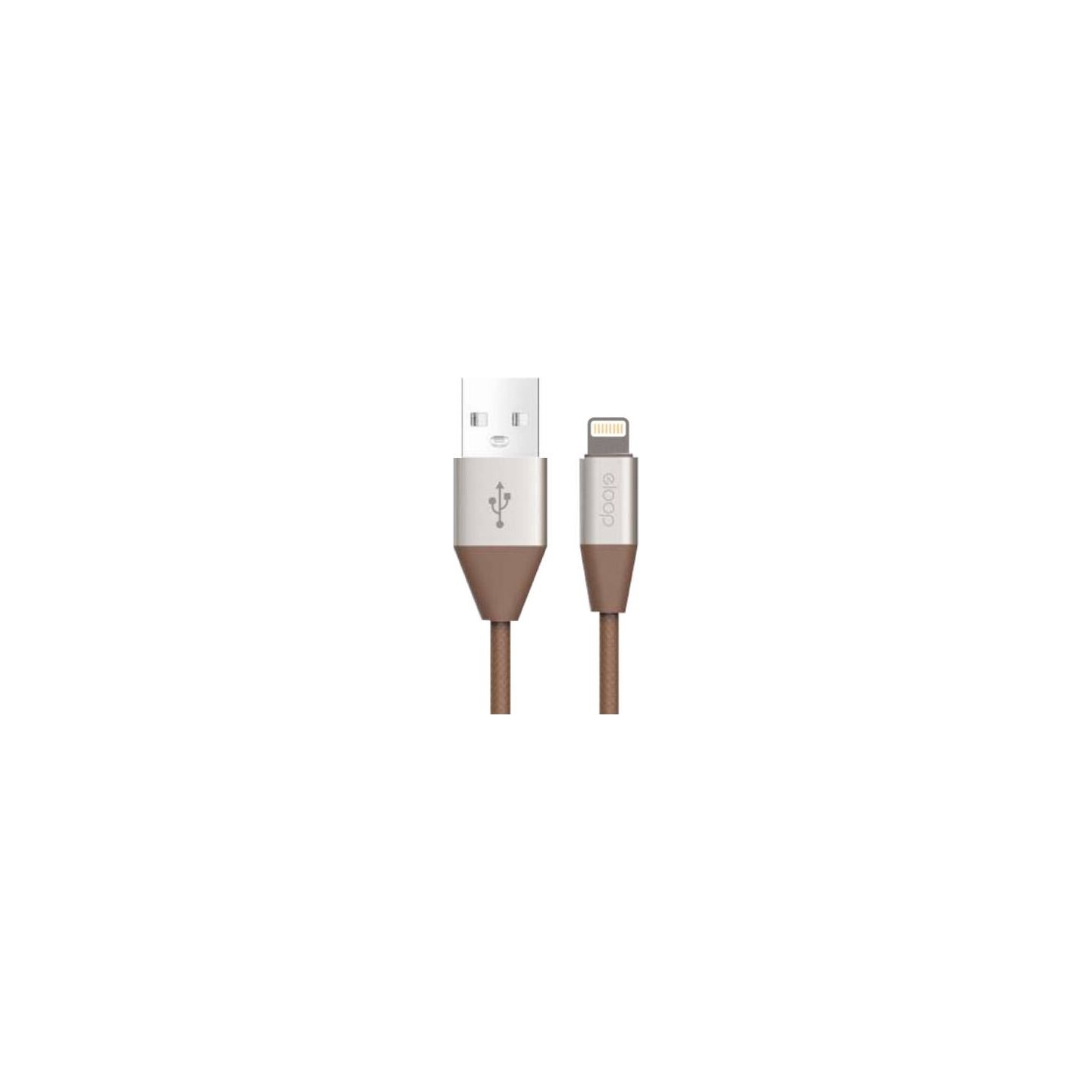 Orsen S31 Lightning Cable 2.1A 1.2m brown