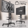 Onkron TV SET ACC MOTOR. MOBILE STAND/50-86" BLACK TS1881E-B ONKRON