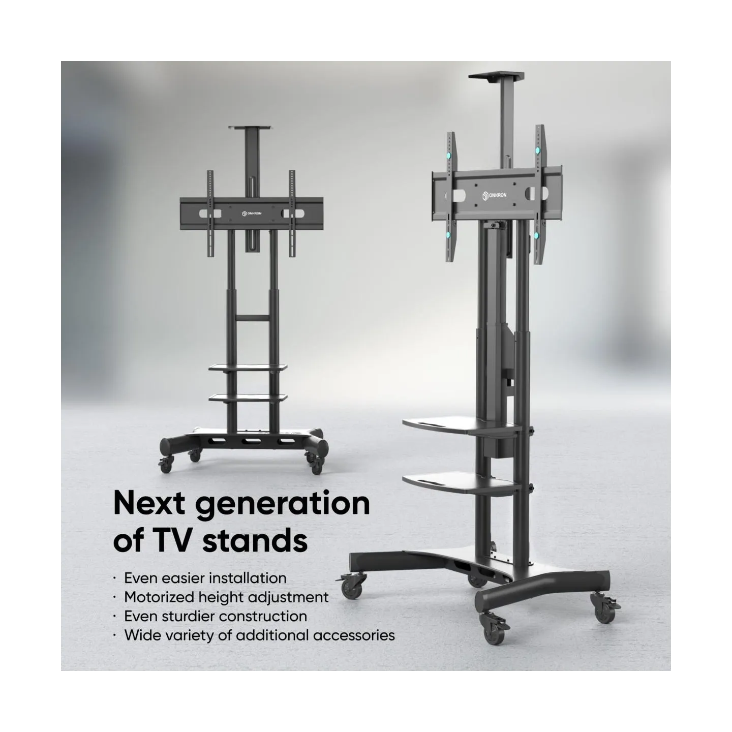 Onkron TV SET ACC MOTOR. MOBILE STAND/50-86" BLACK TS1881E-B ONKRON