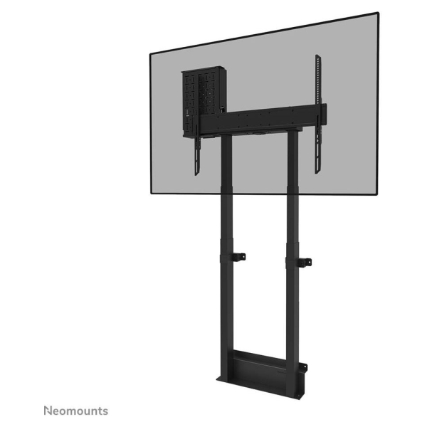 Neomounts BY NEWSTAR MOTORISED WALL STAND INCL. STORAGE BOX, 10 CM. WHEELS VESA 100X100 UP TO 800X600 BLACK