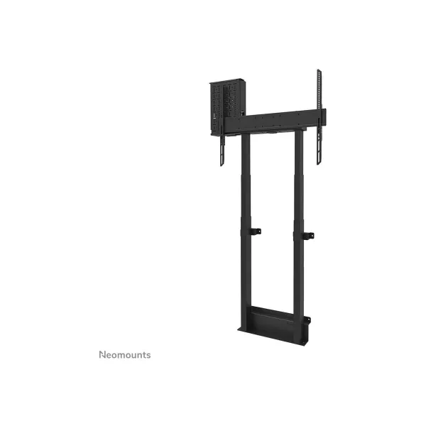 Neomounts BY NEWSTAR MOTORISED WALL STAND INCL. STORAGE BOX, 10 CM. WHEELS VESA 100X100 UP TO 800X600 BLACK