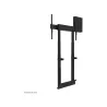 Neomounts BY NEWSTAR MOTORISED WALL STAND INCL. STORAGE BOX, 10 CM. WHEELS VESA 100X100 UP TO 800X600 BLACK