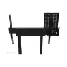 Neomounts BY NEWSTAR MOTORISED WALL STAND INCL. STORAGE BOX, 10 CM. WHEELS VESA 100X100 UP TO 800X600 BLACK