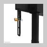Neomounts BY NEWSTAR MOTORISED WALL STAND INCL. STORAGE BOX, 10 CM. WHEELS VESA 100X100 UP TO 800X600 BLACK