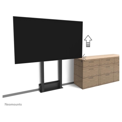 Neomounts Electric wall mount up to 100 inches WL55-875BL1 55-100cale 110kg 100x100-800x600 h:98-163cm D:17,2cm 5 lat GW