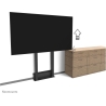 Neomounts BY NEWSTAR MOTORISED WALL STAND INCL. STORAGE BOX, 10 CM. WHEELS VESA 100X100 UP TO 800X600 BLACK
