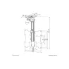 Neomounts FPMA-C020BLACK LCD CEILING MOUNT
