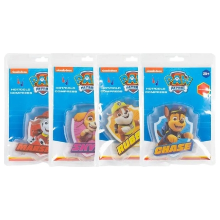 Paw Patrol Hot/Cold Gel Compresse Set Different Colors 4 pcs