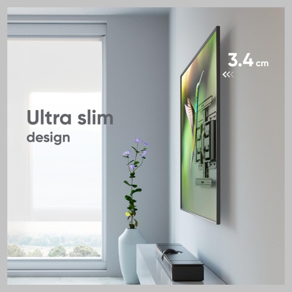 Onkron TV SET ACC WALL MOUNT /32-90"/BLACK SM6-B ONKRON