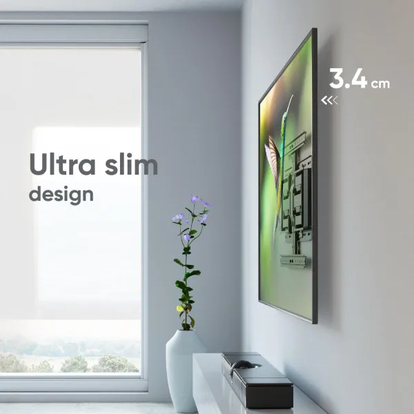 Onkron TV SET ACC WALL MOUNT /32-90"/BLACK SM6-B ONKRON