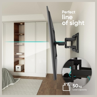 Onkron TV SET ACC WALL MOUNT /32-90"/BLACK SM6-B ONKRON