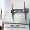 Onkron TV SET ACC WALL MOUNT/60-110"/BLACK UT12-B ONKRON