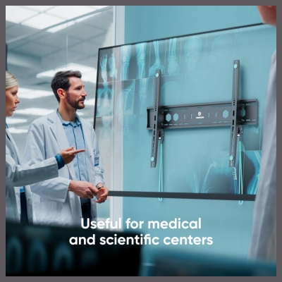 Onkron TV SET ACC WALL MOUNT/60-110"/BLACK UT12-B ONKRON