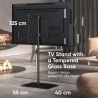 Onkron TV SET ACC FLOOR STAND /30-60"/BLACK TS5065-B ONKRON