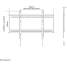 Neomounts LFD-W1000 60-100''/ 200x200-900x600 VESA/ 125KG