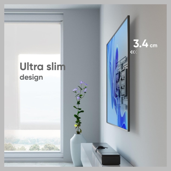 Onkron TV SET ACC WALL MOUNT /32-90"/BLACK SM6L-B ONKRON