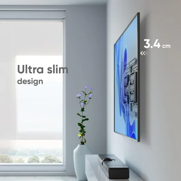 Onkron TV SET ACC WALL MOUNT /32-90"/BLACK SM6L-B ONKRON