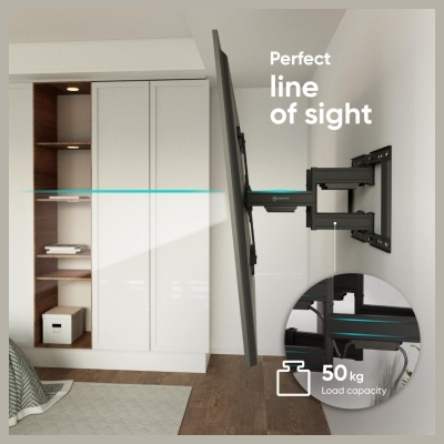 Onkron TV SET ACC WALL MOUNT /32-90"/BLACK SM6L-B ONKRON