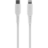 Fixed | Liquid Silicone Cable USB-C/Lightning, 2 m | FIXDLS-CL2-WH