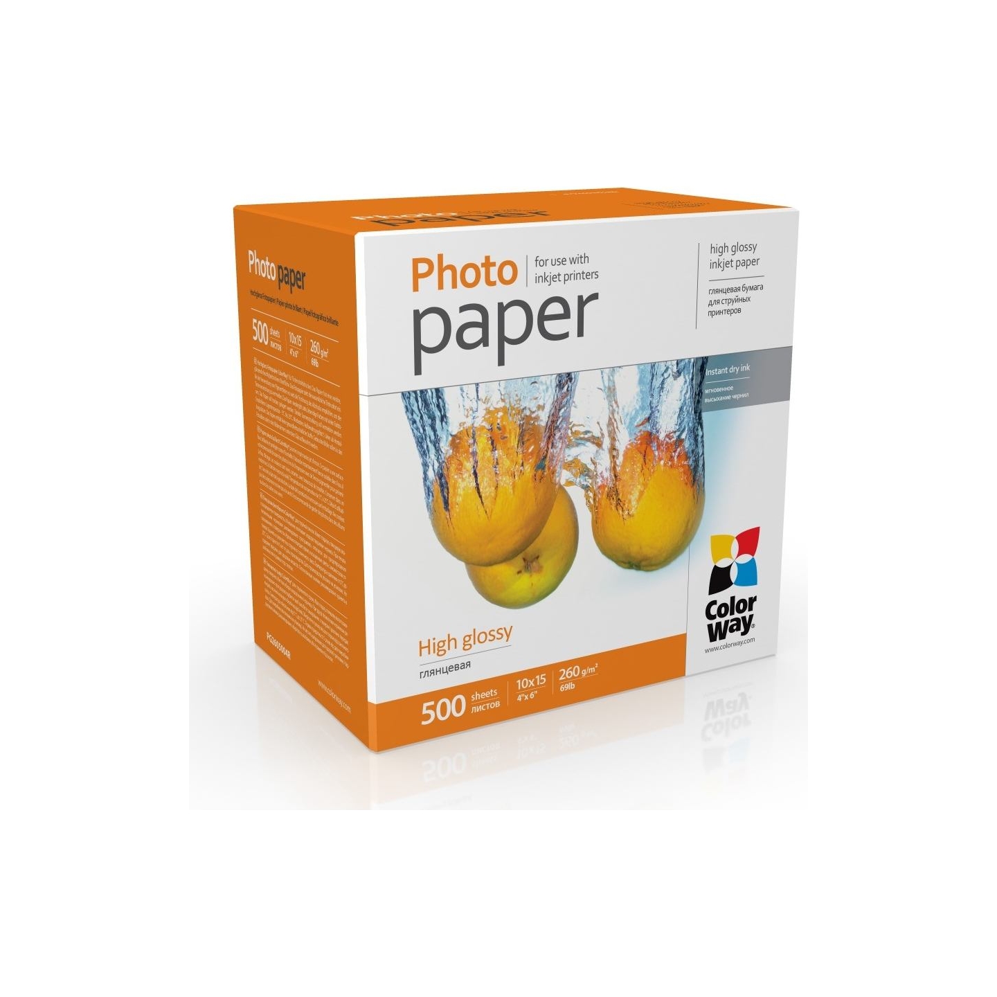 Colorway Photo Paper | PG2605004R | Glossy | White | 260 g/m² | 10 x 15 cm