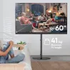 Onkron TV SET ACC FLOOR STAND /30-60"/BLACK TS5060-B ONKRON